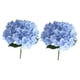 thumbnail image 4 of Ramo De Flores Con Tallos, Flor De Hortensia Para Compromiso, Boda, Fiesta, Azul, 2 Uds., 4 of 5