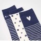 thumbnail image 2 of Calcetines Mujer Tripack Mix Líneas Navy Corona, 2 of 4
