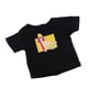 thumbnail image 3 of Moda impresión camiseta negra manga corta Tops para 1/6 Blythe Doll Accs, 3 of 5
