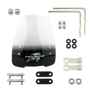 Genérico - Parabrisas Para Moto / Bicimoto / Vespa / Scooter Universal Negro