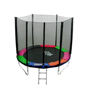 Glowup - Cama Elástica + Malla Y Escalera 8Ft