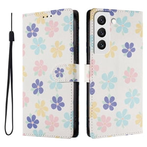 Foxdock Funda Tipo Cartera Para Samsung Galaxy S22 Con Soporte Y Correa – Diseño De Patrones Lindos