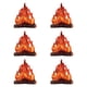 thumbnail image 3 of 6 Piezas De Fogatas De Cartón Decorativas 3D Para Acampar, Decoraciones Para Jardín, Fuegos Falsos, 3 of 5