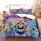 thumbnail image 1 of WarioWare Get It Together! Bedding Set Bed Set Aldult Kid Bedroom Duvetcover Sets, 1 of 5