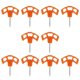 thumbnail image 1 of 10 Uds. De Clavos Para Cubierta De Acampada, Estacas Ligeras Para Tienda De Campa?a Para Escalada Al Aire Libre, Senderismo, Naranja, 1 of 5