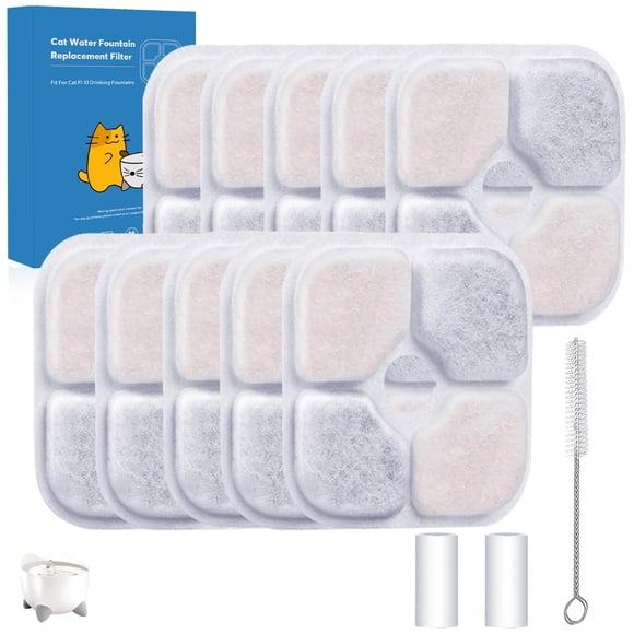 Filtro para Fuente de Agua para Gatos AWoHH Compatible con Catit PIXI Paquete de 9