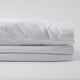 thumbnail image 4 of 2 Set Sábanas King 600 Hilos Algodón Pima Peruano Sateen Liso Blanco, 4 of 10