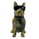 thumbnail image 3 of Estatua De Perro De Resina, Escultura Animal Minimalista Sencilla Para Estantería De Escritorio, Bronce, 3 of 3