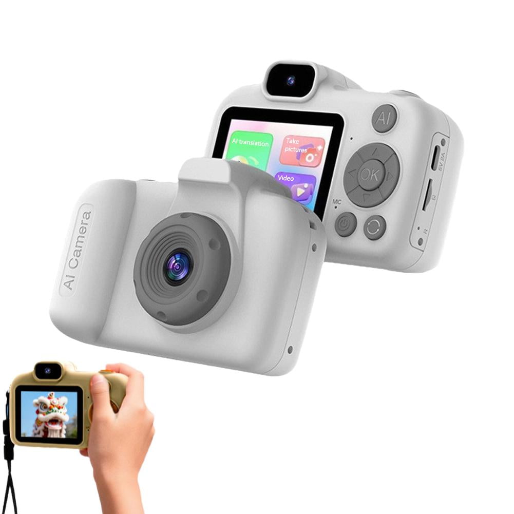 Unbrand - Ai Smart Learning Camera For Kids - 3.9 Educational Toy With Dual Cameras, Voice Interaction & Real-time Q&a, 600mah Battery, Wifi Updateable Knowledge Base, Birthday Gift For Boys Girls