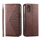 thumbnail image 1 of Funda Flip FOXDOCK para Samsung Galaxy Xcover 7 , Estilo Billetera con Diseño Rombo, Correa de Mano y Soporte, Uso Diario, 1 of 6