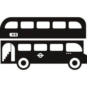 Rienda Libre Graphics - Decomural London Bus British Transport Ws-18965
