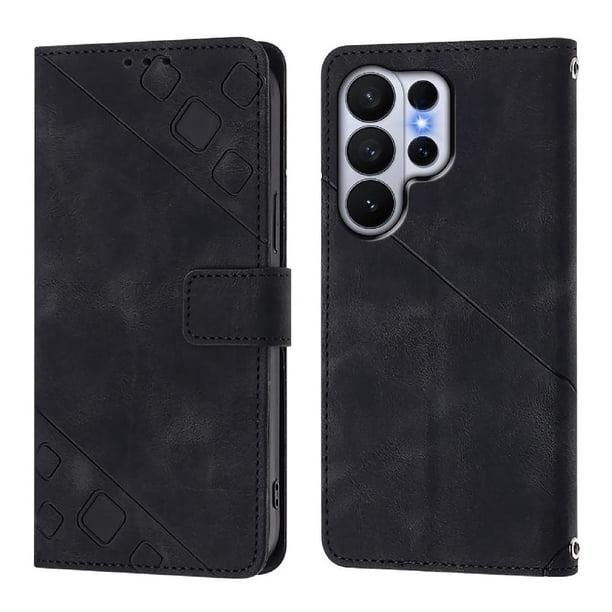 Funda Cartera para Samsung Galaxy S26 Ultra con Soporte y Ranuras, Resistente a Golpes y Rayones Negro