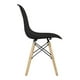 thumbnail image 3 of Silla de comedor estilo eames negra, 3 of 4