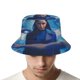thumbnail image 4 of La Noche del Cazador Sombrero bucket para adultos, gorra de protección solar, sombrero de pescador plegable para viajes al aire libre, pesca y actividades de verano, 4 of 6