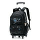thumbnail image 1 of High-capacity on 2/6 Wheels Waterproof Luggage Rolling Bag Student Shoulder Backpack Detachable Children Rolling School Bags, 1 of 3