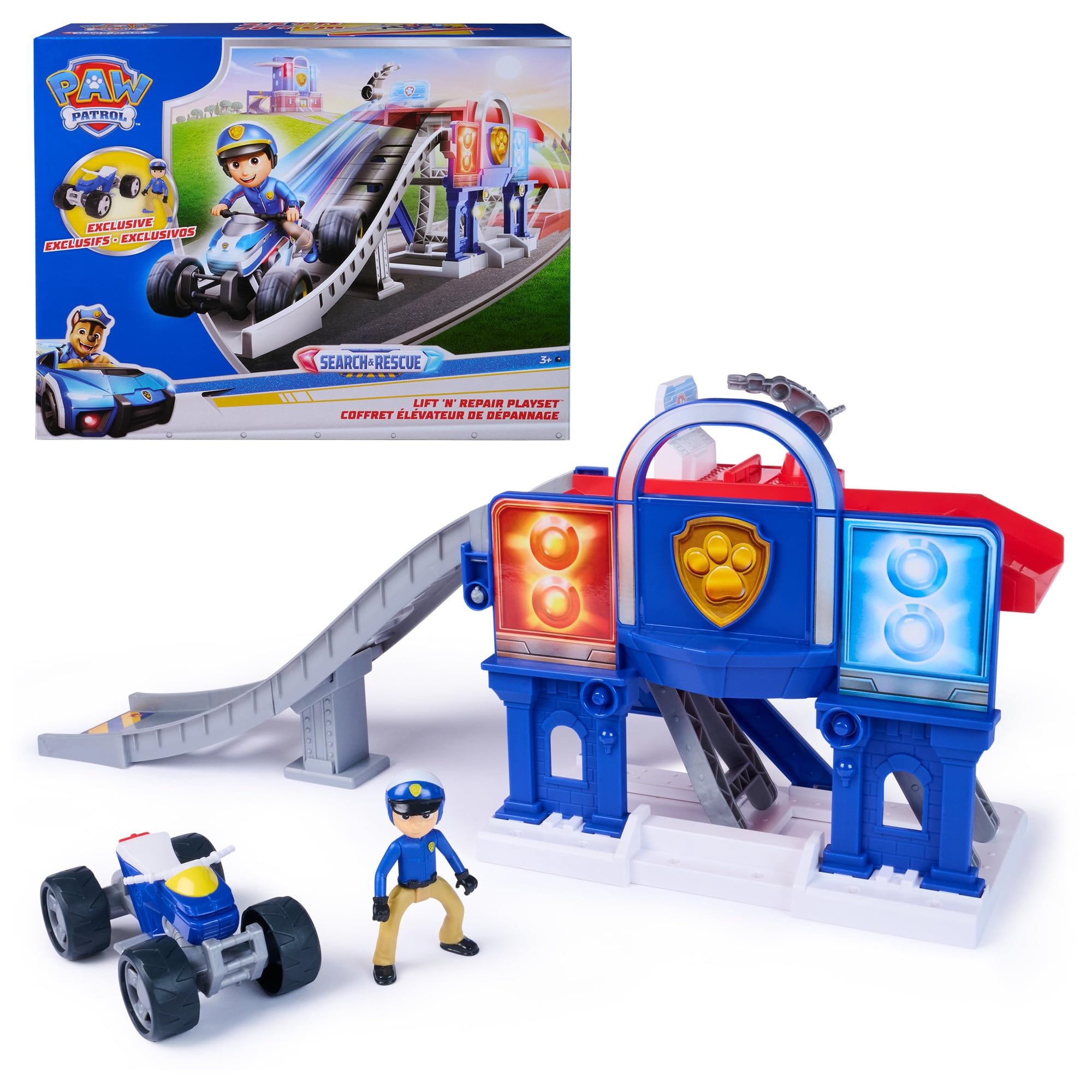 Set De Juego Paw Patrol Búsqueda Y Rescate 76 Cm De Largo
