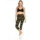thumbnail image 4 of Leggings Capri Recortados con Estampado Multicolor, Estilo Ajustado y Cintura Alta con Banda., 4 of 5