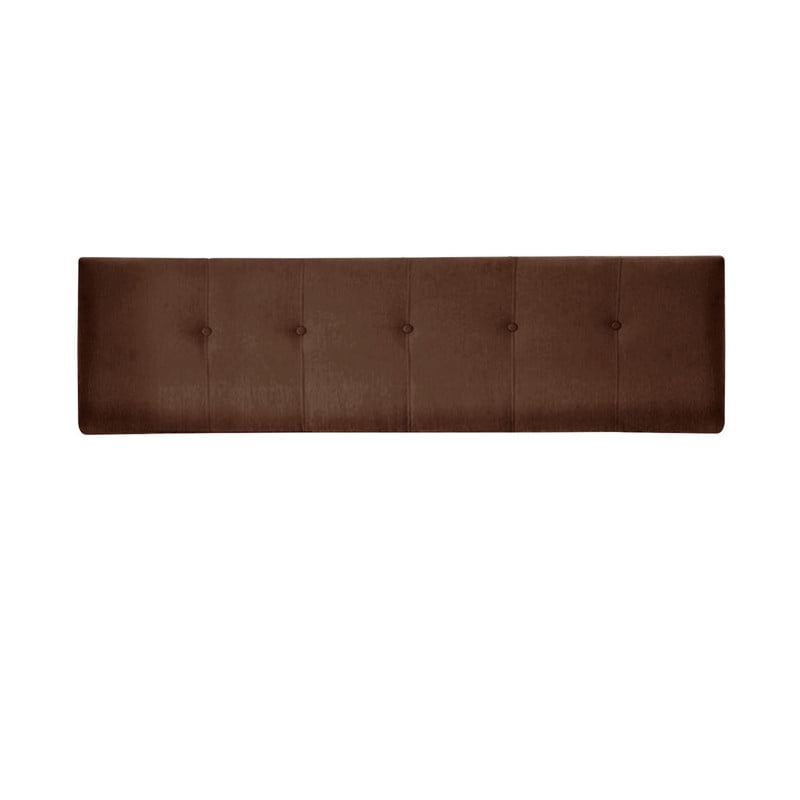 Latamhome - Respaldo Best Tela Velvet Chocolate 2 Plazas