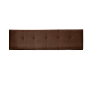 Latamhome - Respaldo Best Tela Velvet Chocolate 2 Plazas