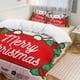 thumbnail image 2 of Merry Christmas Hello Kitty1 3 Pieces Duvet Cover Set Full Size Super Soft Fade Resistant Microfiber, 2 of 4