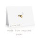 thumbnail image 3 of Tarjetas de felicitación La empresa de tarjetas The Lazy Panda Bee Recycled Paper, 3 of 8