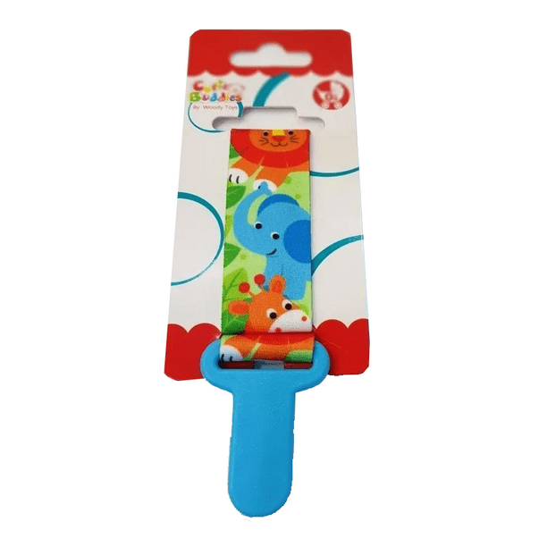 Porta Chupete De Cinta Clips De Tela Para Bebe Afirma Tete