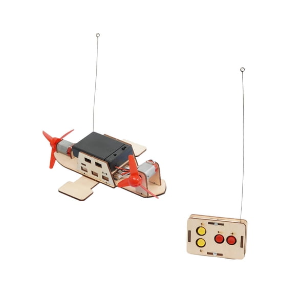 Kit De Barco RC Para Armar, Rompecabezas Científico, Barco De Viento Con Control Remoto Para Niños Pequeños
