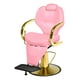 thumbnail image 1 of Silla Peluqueria Barberia Respaldo Ergonomico Ajustable Rosa, 1 of 8