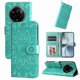 thumbnail image 4 of Funda tipo cartera FOXDOCK para Realme 14 Pro , diseño girasol en relieve, cuero PU, cierre magnético, soporte y tarjetero, 4 of 5