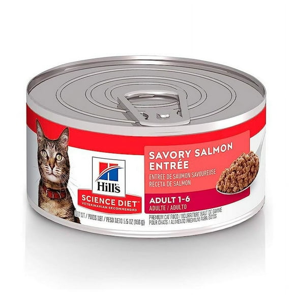Science Diet Savory Salmón Entrée Cat Lata 156 Gr