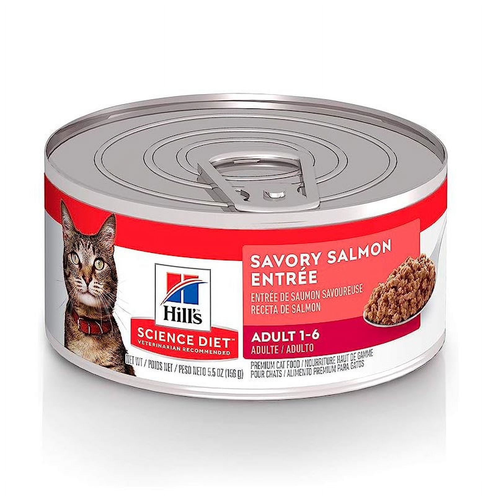 Hills - Science Diet Savory Salmón Entrée Cat Lata 156 Gr