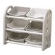 thumbnail image 1 of Organizador De Almacenamiento De Juguetes Para Ni?os Con Contenedores, Estante De Almacenamiento De Juguetes Para Libros, Almacenamiento De Juguetes, Gris, 1 of 5
