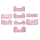 thumbnail image 4 of Guía para hacer reglas de camisetas, 8 unidades, herramientas para la impresión de camisetas, guía para la colocación de vinilo Rosa, 4 of 5
