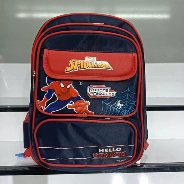 Disney Marvel School Bags For Boys Spider Man Captain America Primary Student Shoulder Orthopedic Backpack Kids Gifts Mochilas