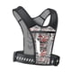 thumbnail image 4 of Chaleco de hidratación para correr, mochila de pecho con tiras reflectantes para adultos, bolsa deportiva transpirable para montar a caballo, senderis Negro Rojo, 4 of 5