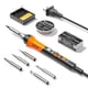 thumbnail image 1 of Kit de cautín MEAKEST de 60 W, 110 V, temperatura ajustable, 9 en 1, 1 of 6
