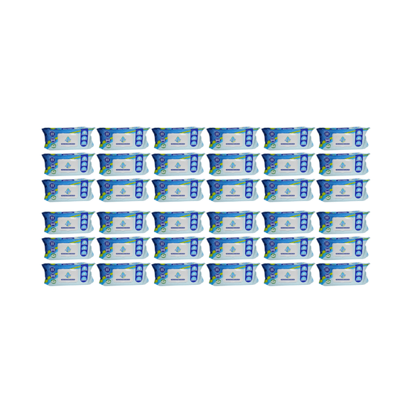 Pack 36 Toallitas Húmedas Adulto Purity Eco 50 Un , Extra Grande.