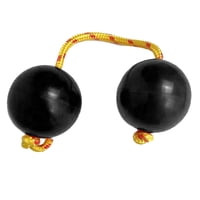 Magideal - 1 Par Musical Fingertip Ball Drum Ball Maracas Instrumento De Percusión, Music Egg Shaker, Rhythmic Ball, African Shaker Rattle Party Favors , Negro