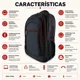 thumbnail image 3 of Mochila De Viaje 35l Impermeable Portanotebook Cierre Color, 3 of 3