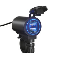 Ioensy - Adaptador De Cargador De Teléfono Usb Dual 12V / 24V Para Teléfono Móvil Automotriz