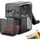 thumbnail image 1 of Get Perfectly Sharpened Pencils Every Time with Our Black Manual Pencil Sharpener - Ideal for Kids, School, Classroom, Home and Artists - Features Stronger Helical Blade for Fast Sharpening of Colored, 1 of 5