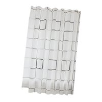 Magideal - Cortinas De Ducha De Poliéster Accesorios De Baño Decorativos Impermeables Decoración De Baño Cortinas De Tela Cortinas De Baño Para El Hogar Baño Gra 12X2M