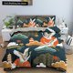 thumbnail image 1 of Crane Printed Bedding Set Red Japanese Cherry Blossoms Duvet Cover Size Floral Cloud Polyester Quilt Cover Bed Sheets, 1 of 5