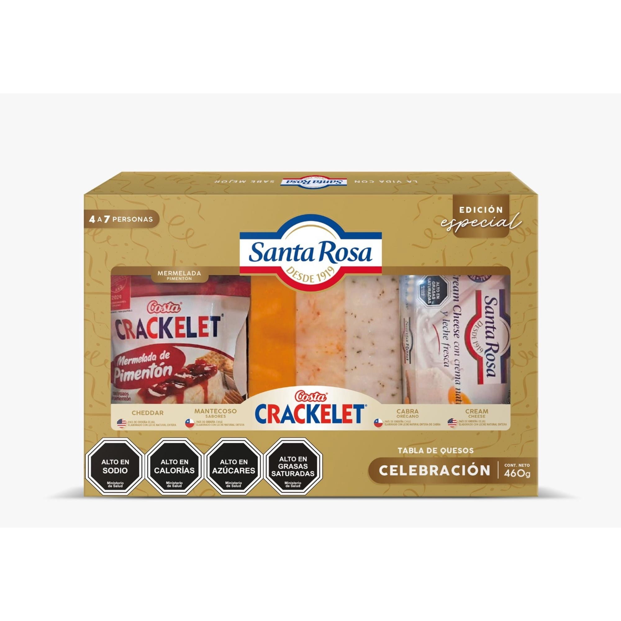 Queso Edición Especial Variado Celebración Caja 460 g Santa rosa
