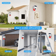thumbnail image 5 of "Alarma Inalambrica Belug  Solar Sensor Movimiento Con Contro Remoto Blanco ", 5 of 5