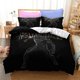 thumbnail image 1 of Black Panther Printed Bedding Sets exquisite bed supplies set duvet cover bed comforter set bedding set birthday gift Bed Sheets, 1 of 5