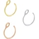 thumbnail image 3 of 6 aros falsos para la nariz, de acero inoxidable, con clip, de 8 mm, para el tabique nasal, para el labio, con bolsa de terciopelo para hombres y mujeres., 3 of 7