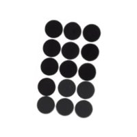 Ioensy - Marcador De Mesa De Billar, Pegatinas De Puntos De Billar, Reparación De Mantenimiento De Mantel, Negro, 35Mm, 15 Piezas