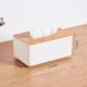 thumbnail image 2 of Caja de almacenamiento de servilletas de papel en rollo para el hogar, caja de pañuelos de escritorio, caja de pañuelos multifunción, 2 of 5