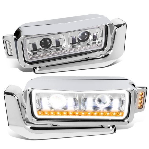 Faros LED DNA MOTORING HL-HAY-025-CH para Peterbilt